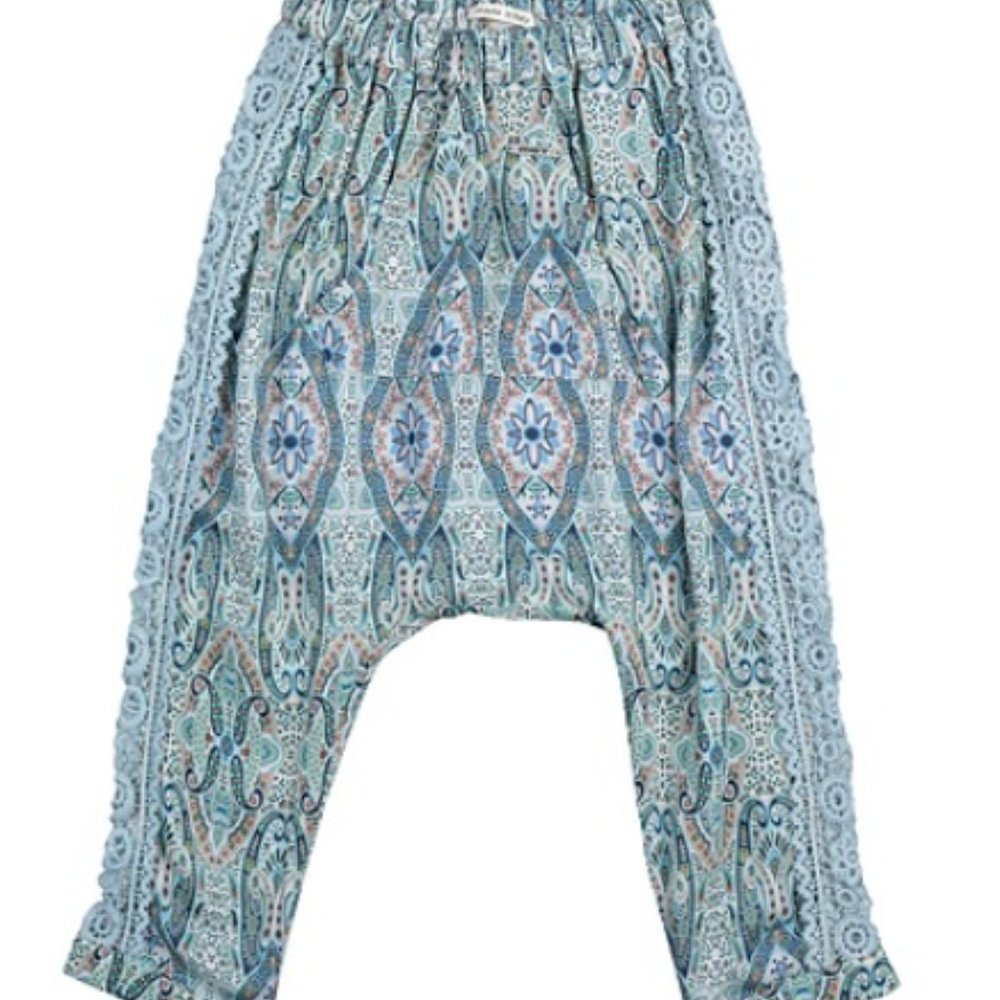 Silky harem pants made in Italy